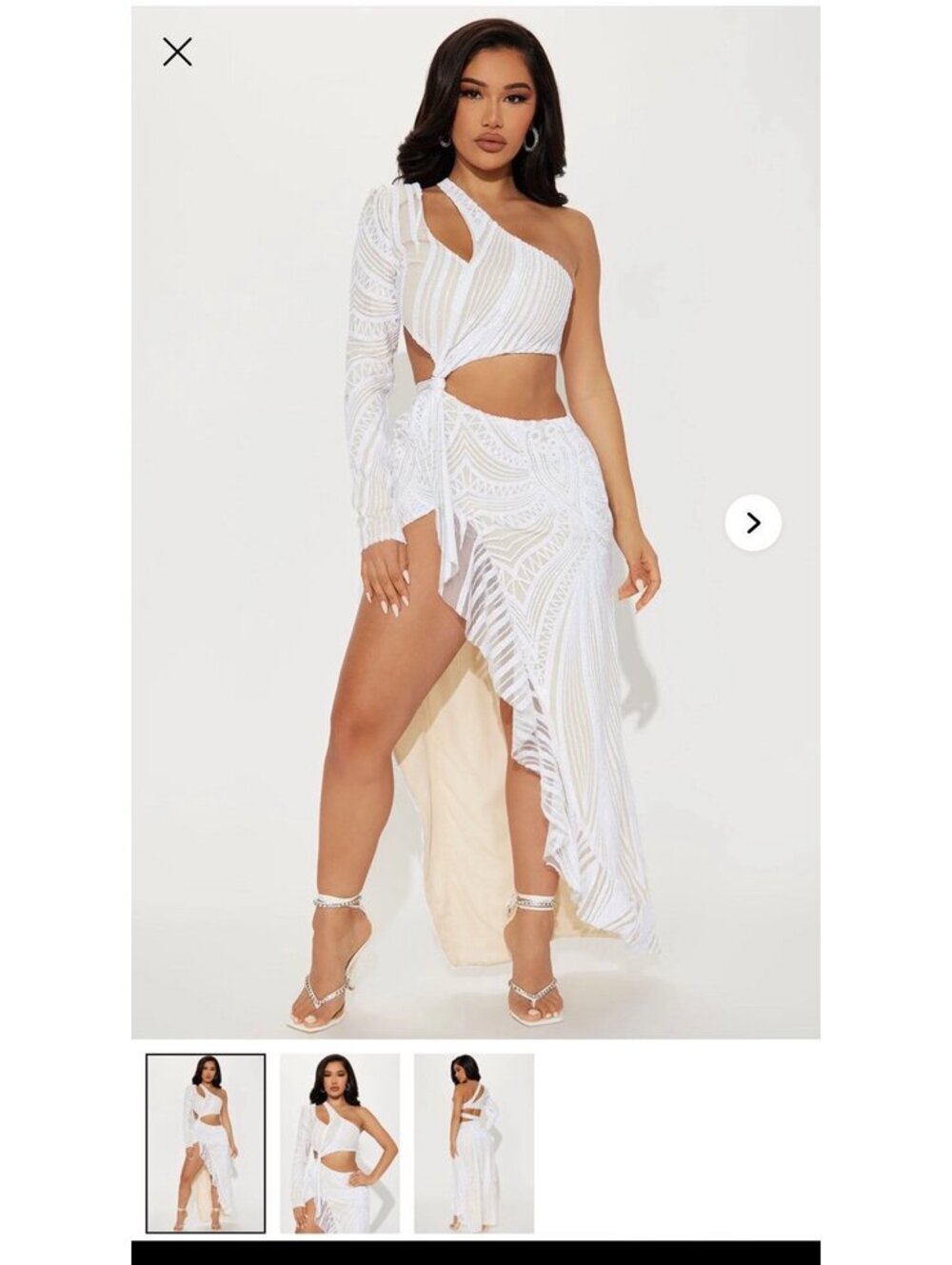 Fashion Nova Sequin Dress Size Medium NWT